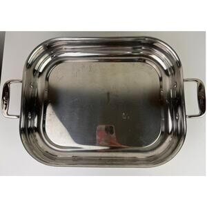 ALL-CLAD Stainless Steel Lasagna Roasting Pan 14x11" Oven to Table Cookware